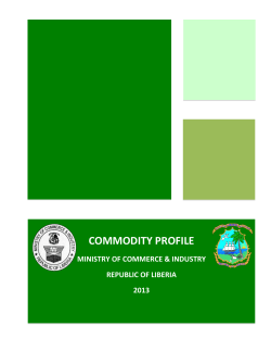 MoCI Commodity Profile September 2013 (Flour)