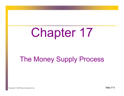 The Money Supply Process