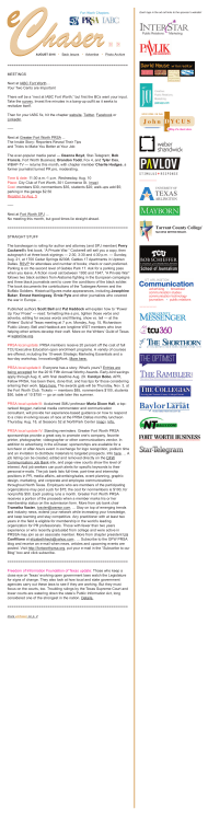 August - Fort Worth SPJ