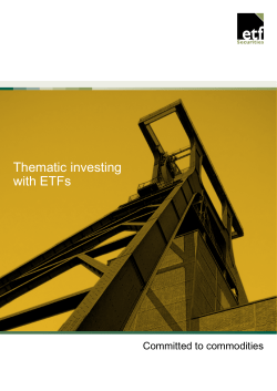 Thematic investing with ETFs