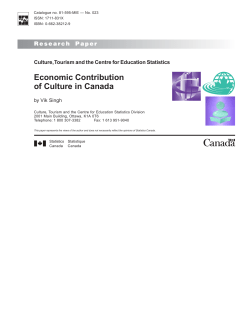No. 023 - Statcan.gc.ca