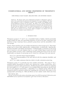 Combinatorial and metric properties of Thompson`s group T.