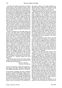 Reviews of Books and Films - The American Historical Review