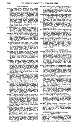 5264 THE LONDON GAZETTE, ,1 OCTOBER, 1948