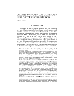 expanded stepparent and grandparent third party childcare in illinois