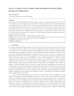 Action at a Distance: How do Ordinary People