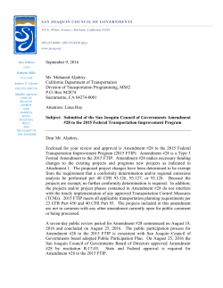 2015 FTIP Formal Amendment No. 28