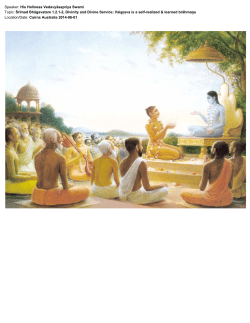 SB 1.2.1-2 Cairns 2014-06-01