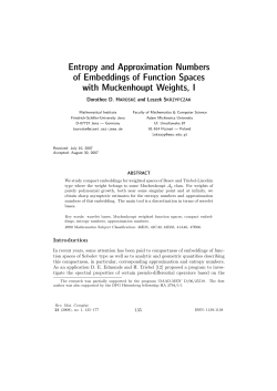 Entropy and Approximation Numbers of Embeddings of Function