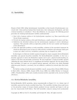 11. Instability