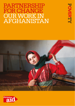 Introducing Christian Aid Afghanistan