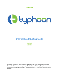 User Guide - QuoteBurst