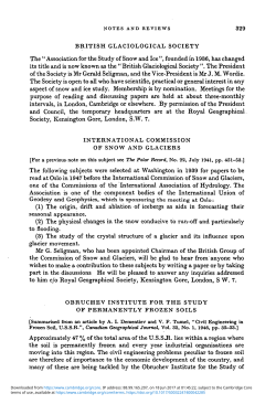 Obruchev Institute for the Study of Permanently Frozen Soils