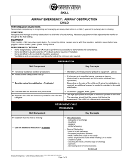 Airway Obst Child - Los Angeles County Fire Department