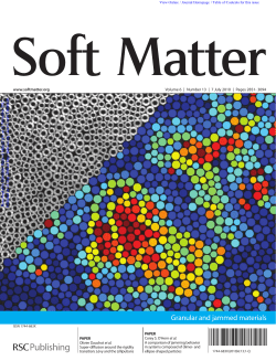 Granular and jammed materials