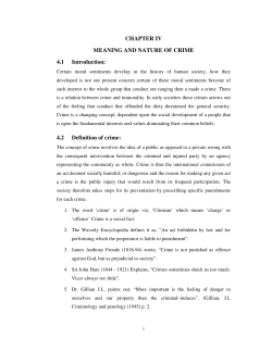 chapter iv meaning and nature of crime 4.1