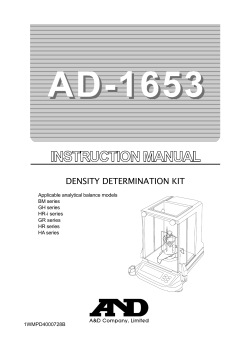 DENSITY DETERMINATION KIT