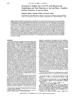 Formation of adduct ions of Si+ (2P) with benzene and naphthalene