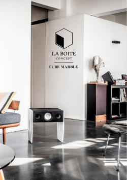CUBE MARBLE - La Boite concept