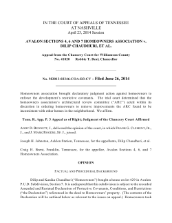 in the court of appeals of tennessee