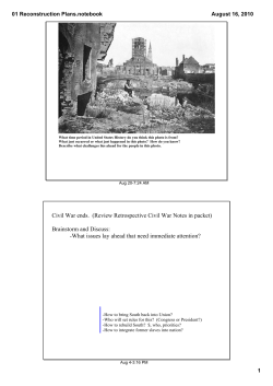 01 Reconstruction Plans.notebook