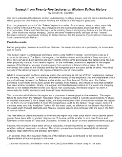 Excerpt from Twenty-Five Lectures on Modern Balkan History
