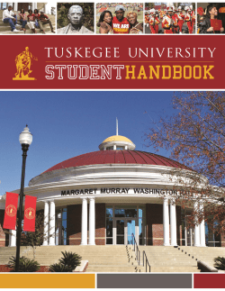EDITING COPY SHB - Tuskegee University