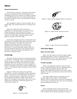 Spins - Ice skating resources
