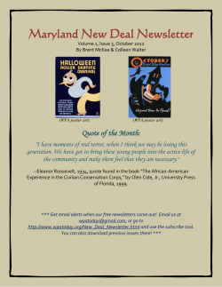 October, 2012 - Bill Barry, Labor Studies 101