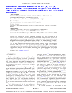 Intermolecular interaction potentials for the Ar&ndash;C2H2, Kr&ndash;C2H2, and