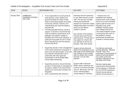 Details of De-delegation &ndash; Equalities/ Fair Access Team and Civic