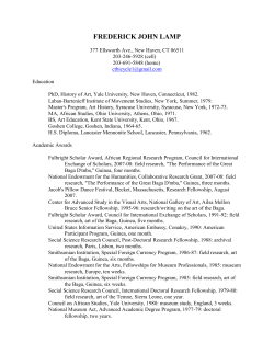 frederick john lamp - Centro de Hist&oacute;ria