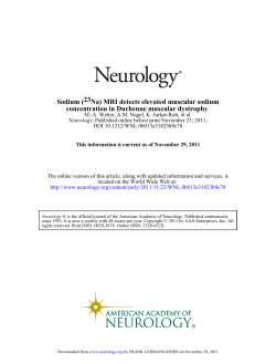 concentration in Duchenne muscular dystrophy Na) MRI detects