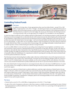 10th Amendment - Texas Public Policy Foundation