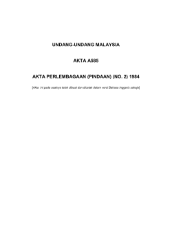 laws of malaysia act a585 constitution (amendment) (no. 2) act 1984