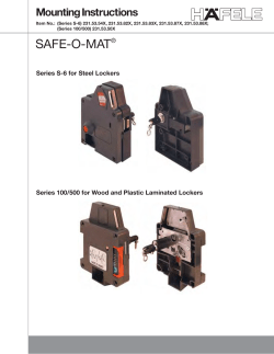 SAF-O-MAT Lock Products for Steel Lockers
