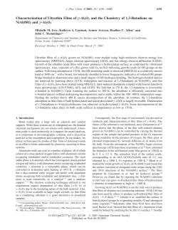 Characterization of Ultrathin Films of &gamma;