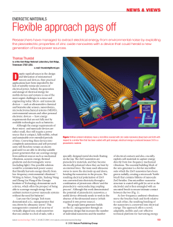 Piezotronics Highlighted on Nature