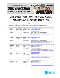 one direction - Sydney Cricket Ground