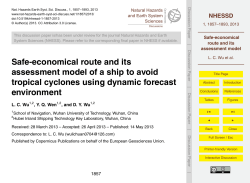 Safe-economical route and its assessment model