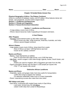 Chapter 18 Guided Notes Answer Key