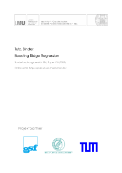 Boosting Ridge Regression