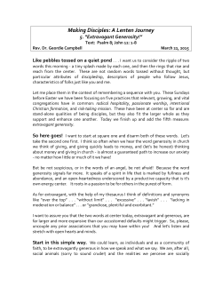 Making Disciples: A Lenten Journey