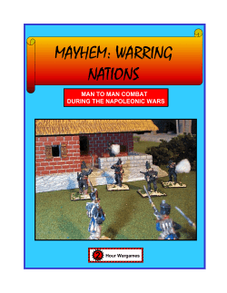 mayhem: warring nations - East Riding Miniatures