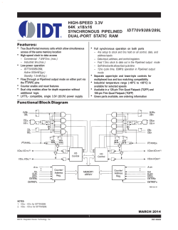 Datasheet - Integrated Device Technology