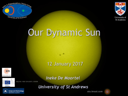 Our Dynamic Sun - Lancaster University