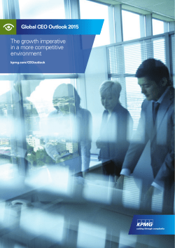 Global CEO Outlook 2015