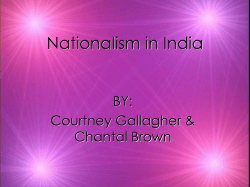 Nationalism in India