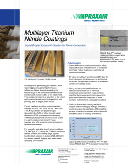 Titanium Nitride Coatings for Liquid Droplet Erosion