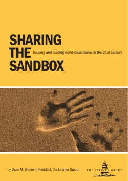 SHARING THE SANDBOX
